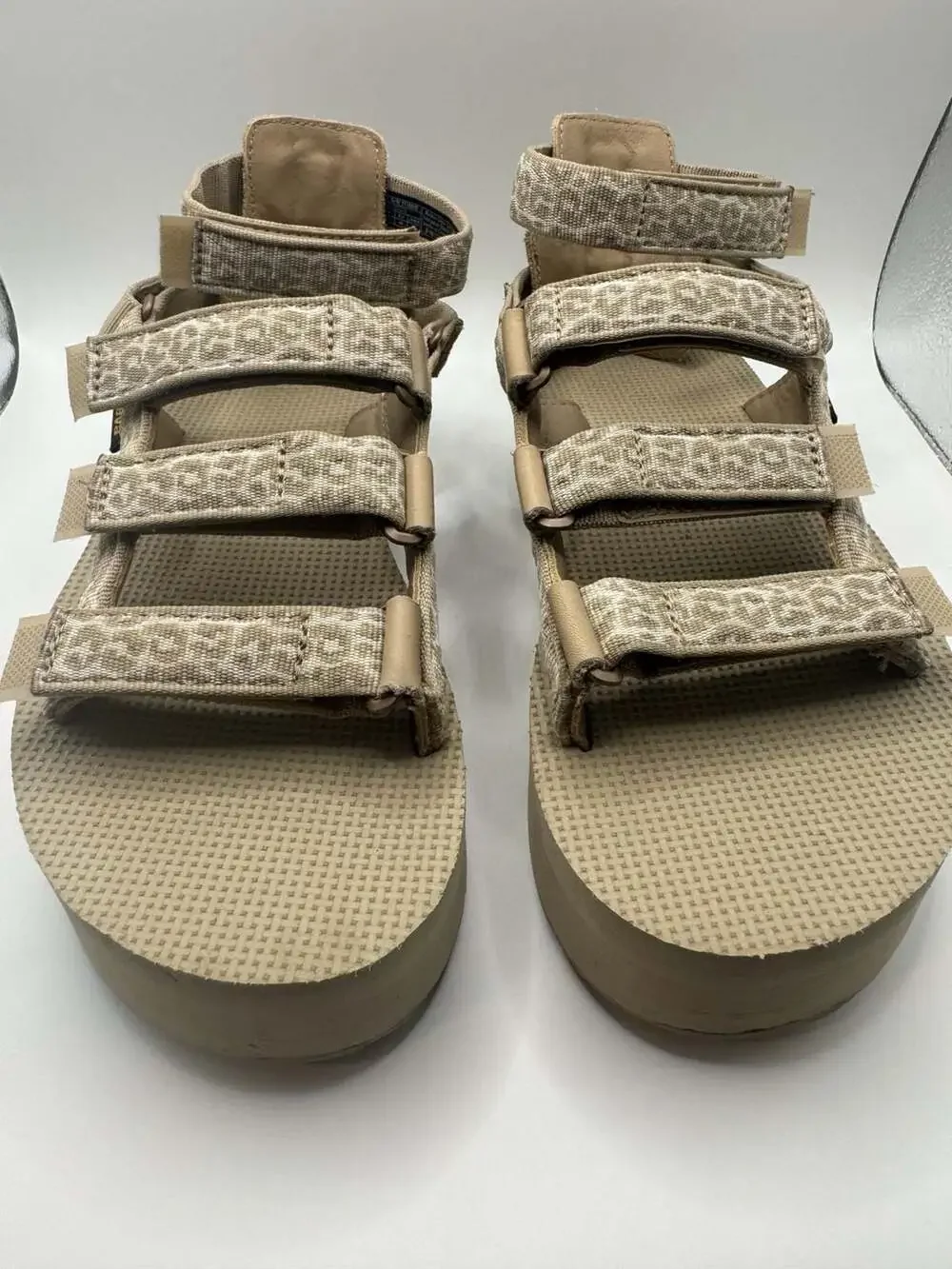 Teva Women's Flatform Mevia Sandals in Dorinda Sesame Multi 9